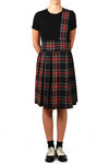 tartan pleated skirt  - 