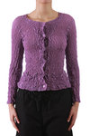 Cauliflower crinkled effect short jacket  - 