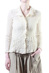 Cauliflower crinkled effect jacket  - 