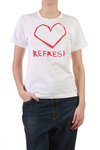 'heart and refresh' t-shirt  - 