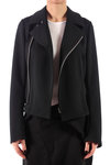 Off-center front zip jacket  - 