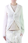 double stretch georgette riding jacket  - 