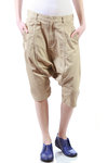 Washed cotton drill short sahrouel  - 