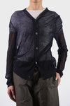 Sheer knit cardigan  - 