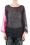 Pink stain printed blouse  - 