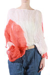 Red stain printed blouse  - 