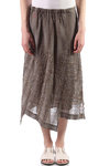 Sheer striped skirt  - 