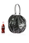 Lengthened pumpkin shape shoulder bag  - 