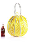 lengthened pumpkin shape shoulder bag  - 