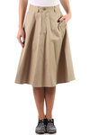 trousers style cut detail flared skirt  - 