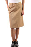 trousers style cut detail skirt  - 