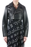 cropped biker jacket  - 