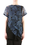 peacock design lace top  - 