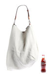 Linen canvas shoulder bag  - 