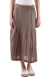 Irregular pleated skirt  - 