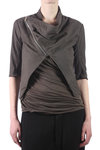 Leather cropped jacket  - 