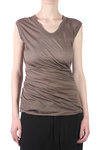 cotton jersey long top  - 
