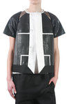 Graphic design leather jacket  - 