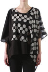 Polka dot panel wide top  - 