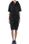 Front pleats detail light cotton dress  - 