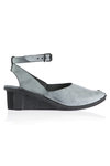 Peep-toe opening wedge pumps  - 
