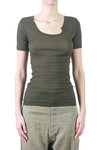 Cut off trim detail t-shirt  - 