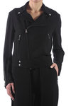 Biker style tencel jacket  - 