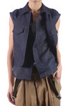 Denim style linen jacket shirt  - 