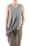 two tone mélange jersey top  - 