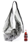 Tribal design canvas shoulder bag  - 