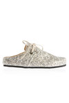 Printed broderie anglais sabot  - 