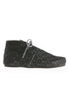 Broderie anglais lace-up shoes  - 
