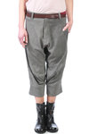 jersey cropped trousers  - 