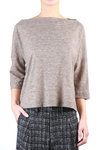 Recycled linen cropped trousers  - 