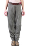 Knee cuts detail jersey trousers  - 