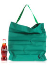 horizontal pleated shopping bag  - 