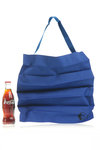 horizontal pleated shopping bag  - 