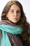 red mix colour stole  - 