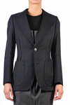 wool serge man style fitted jacket  - 