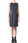 wool twill sheath dress  - 