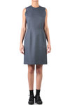 wool herringbone stripe sheath dress  - 