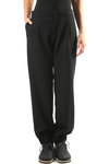 relaxed fit trousers in stitched jersey  - 