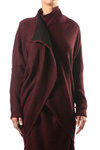 wide asymmetric jacket  - 