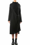 side draped detail dress  - 