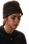 fur felt cloche  - 