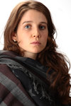 American flag elements printed wool shawl  - 