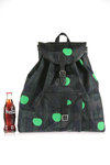 logo and tartan pattern rucksack  - 