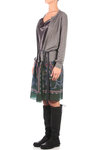 attached cardigan, top and skirt dress - SACAI 