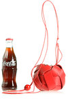 weaved leather bands small shoulder bag  - 