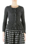 cauliflower crinkled effect jacket  - 